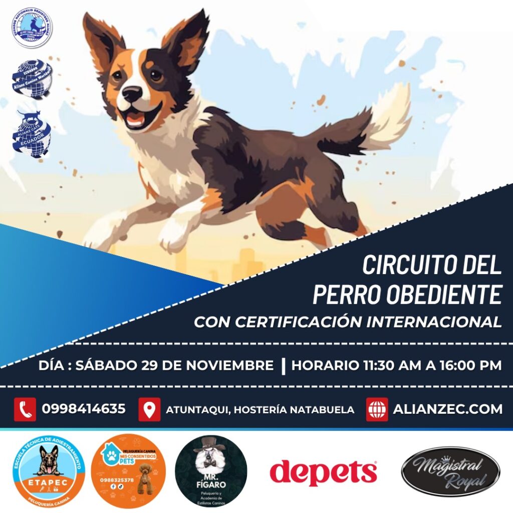 Exposición canina Ecuador 2025