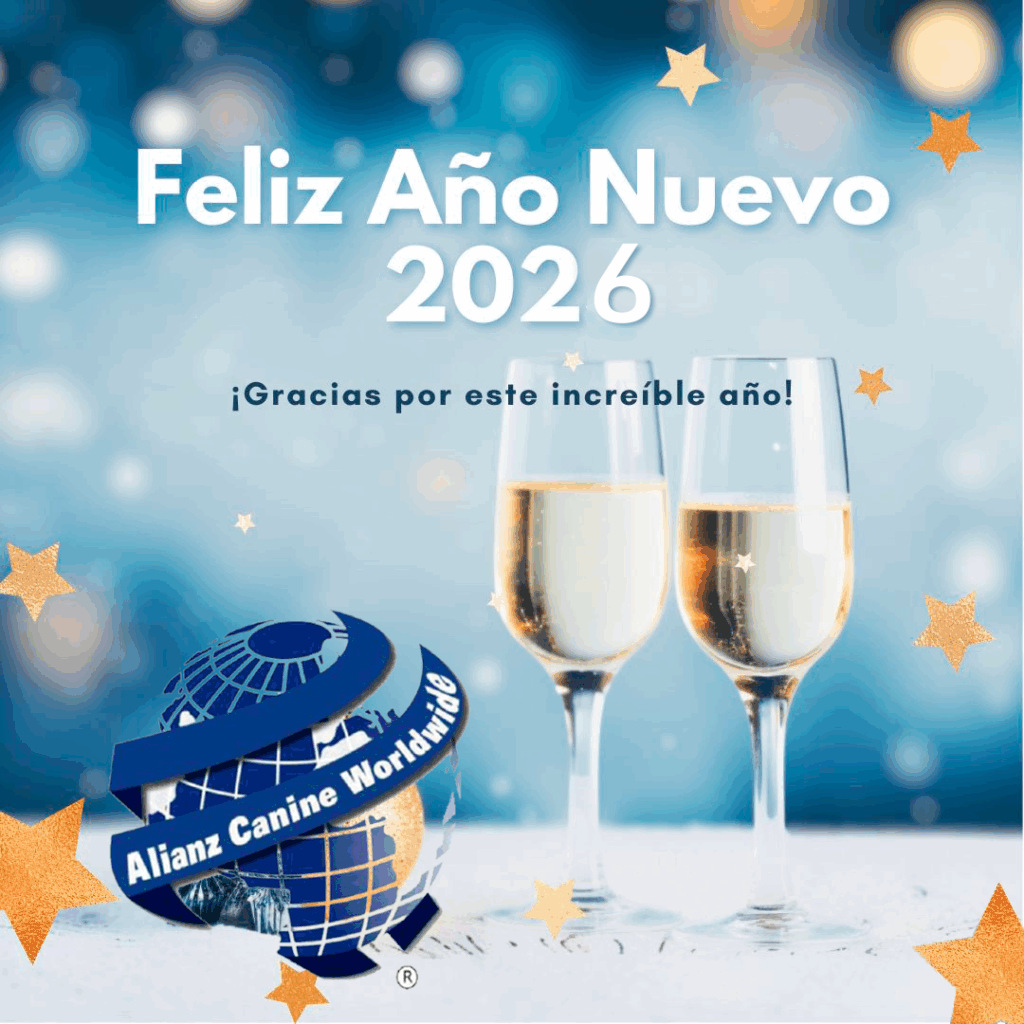Feliz Año Nuevo 2026 — mensaje de Alianz Canine Worldwide